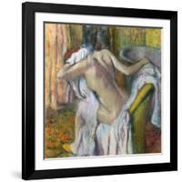 After the Bath, C. 1890-Edgar Degas-Framed Giclee Print