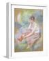 After the Bath, C.1890-Pierre-Auguste Renoir-Framed Giclee Print