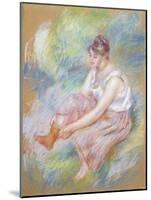 After the Bath, C.1890-Pierre-Auguste Renoir-Mounted Giclee Print