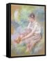 After the Bath, C.1890-Pierre-Auguste Renoir-Framed Stretched Canvas
