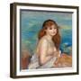 After The Bath, C1886-Pierre-Auguste Renoir-Framed Giclee Print