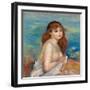 After The Bath, C1886-Pierre-Auguste Renoir-Framed Giclee Print