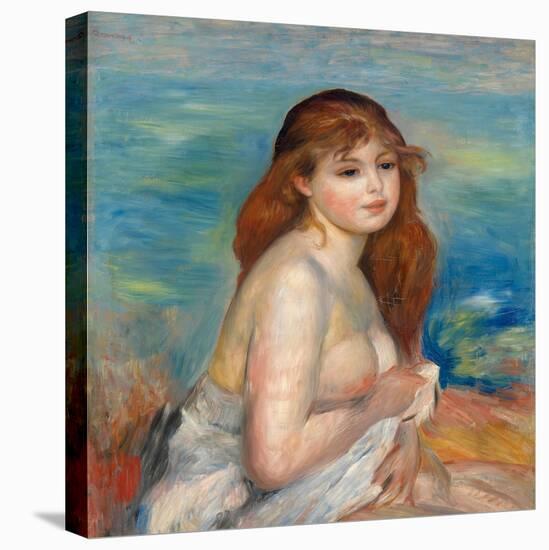 After The Bath, C1886-Pierre-Auguste Renoir-Stretched Canvas