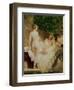 After the Bath, circa 1880-Karoly Lotz-Framed Giclee Print