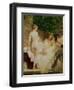 After the Bath, circa 1880-Karoly Lotz-Framed Giclee Print