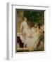 After the Bath, circa 1880-Karoly Lotz-Framed Giclee Print