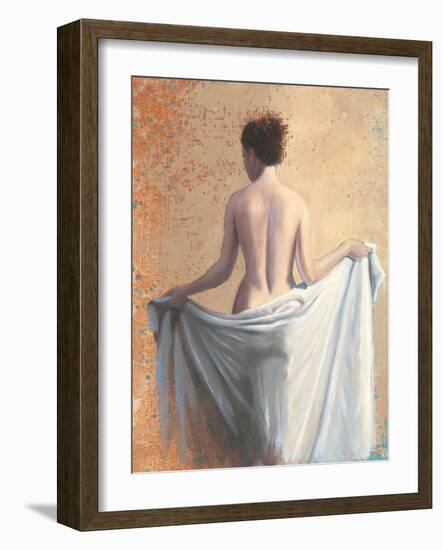 After the Bath Coral-James Wiens-Framed Art Print