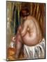 After the Bath (Nude Study)-Pierre-Auguste Renoir-Mounted Giclee Print