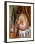 After the Bath (Nude Study)-Pierre-Auguste Renoir-Framed Giclee Print