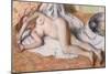 After the Bath Or, Reclining Nude, circa 1885-Edgar Degas-Mounted Giclee Print