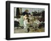 After the Bath, Sketch-Giacomo Favretto-Framed Giclee Print