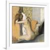 After the Bath, Woman Drying Her Neck, 1898-Edgar Degas-Framed Giclee Print