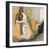 After the Bath, Woman Drying Her Neck, 1898-Edgar Degas-Framed Giclee Print