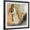 After the Bath, Woman Drying Her Neck, 1898-Edgar Degas-Framed Giclee Print