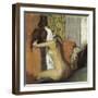 After the Bath, Woman Drying Her Neck, 1898-Edgar Degas-Framed Giclee Print