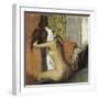 After the Bath, Woman Drying Her Neck, 1898-Edgar Degas-Framed Giclee Print