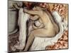 After the Bath, Woman Drying-Edgar Degas-Mounted Giclee Print