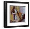 After the Bath-Edgar Degas-Framed Art Print