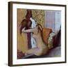 After the Bath-Edgar Degas-Framed Art Print