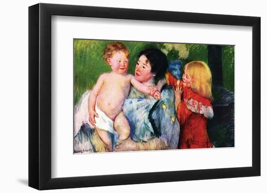 After the Bath-Mary Cassatt-Framed Art Print