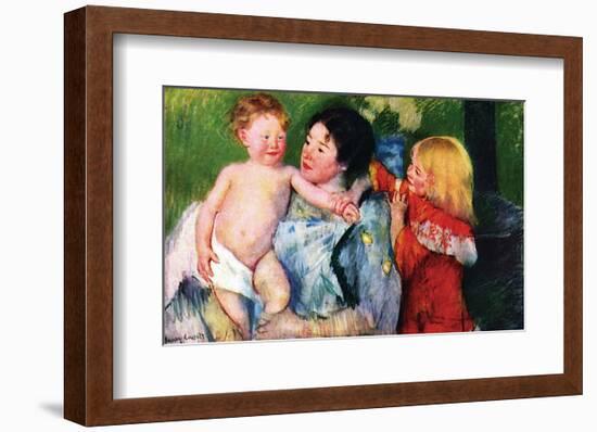 After the Bath-Mary Cassatt-Framed Art Print