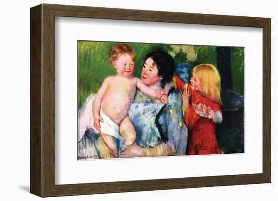 After the Bath-Mary Cassatt-Framed Art Print