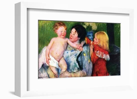 After the Bath-Mary Cassatt-Framed Art Print