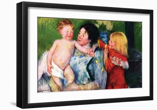 After the Bath-Mary Cassatt-Framed Art Print