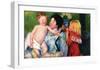 After the Bath-Mary Cassatt-Framed Art Print