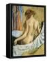 After the Bath-Edgar Degas-Framed Stretched Canvas
