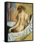 After the Bath-Edgar Degas-Framed Stretched Canvas