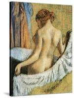 After the Bath-Edgar Degas-Stretched Canvas