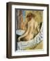 After the Bath-Edgar Degas-Framed Premium Giclee Print