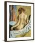 After the Bath-Edgar Degas-Framed Giclee Print