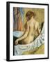 After the Bath-Edgar Degas-Framed Giclee Print