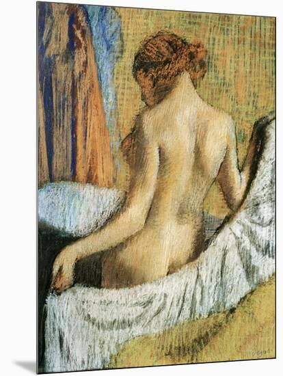 After the Bath-Edgar Degas-Mounted Giclee Print