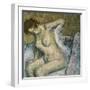 After the Bath-Edgar Degas-Framed Giclee Print