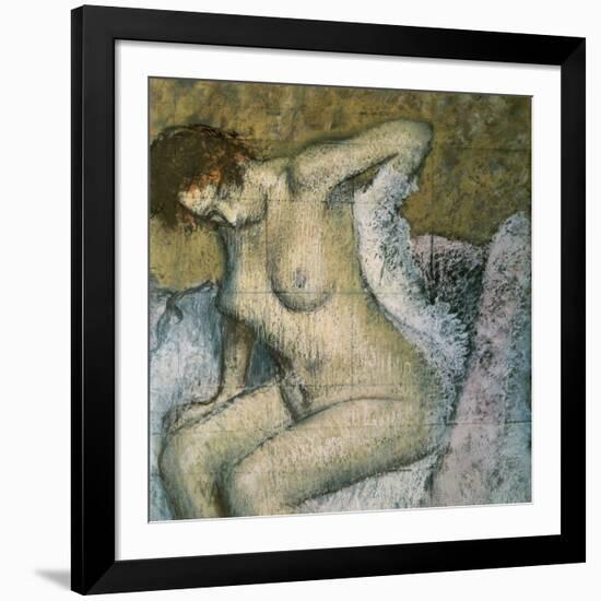 After the Bath-Edgar Degas-Framed Giclee Print