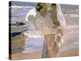 After the Bath-Joaquín Sorolla y Bastida-Stretched Canvas