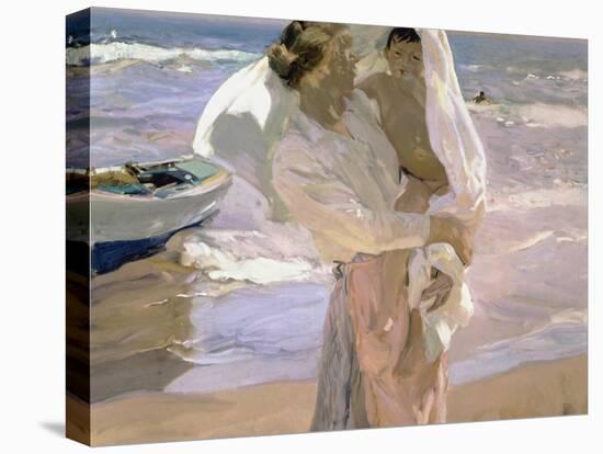 After the Bath-Joaquín Sorolla y Bastida-Stretched Canvas