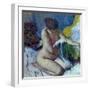 After the Bath-Edgar Degas-Framed Giclee Print