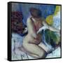 After the Bath-Edgar Degas-Framed Stretched Canvas