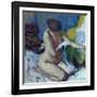 After the Bath-Edgar Degas-Framed Giclee Print