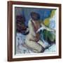 After the Bath-Edgar Degas-Framed Giclee Print