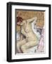 After the Bath-Edgar Degas-Framed Premium Giclee Print