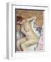 After the Bath-Edgar Degas-Framed Premium Giclee Print