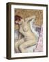 After the Bath-Edgar Degas-Framed Giclee Print