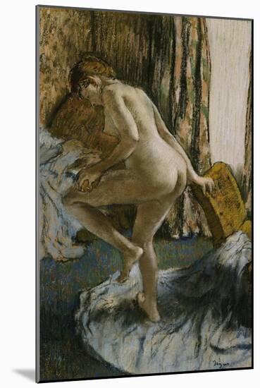 After the Bath-Edgar Degas-Mounted Giclee Print