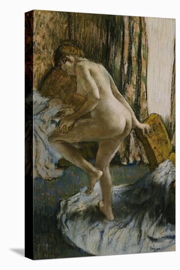 After the Bath-Edgar Degas-Stretched Canvas