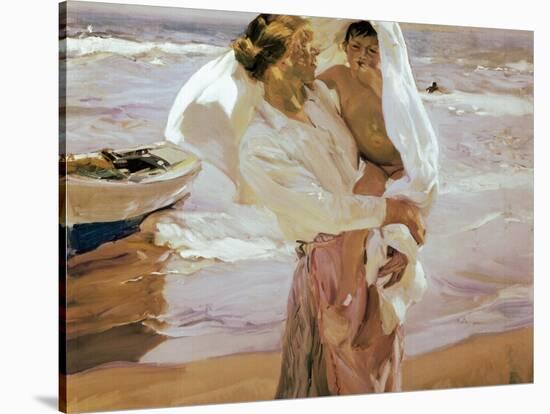 After the Bath-Joaqu?n Sorolla y Bastida-Stretched Canvas